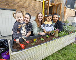 Growing thriving communities - Little Gardeners club Roger Morris Centre