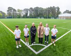 All-weather pitch scores highly - The Hurst sports pitch