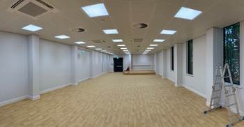 Inside the Community Hall