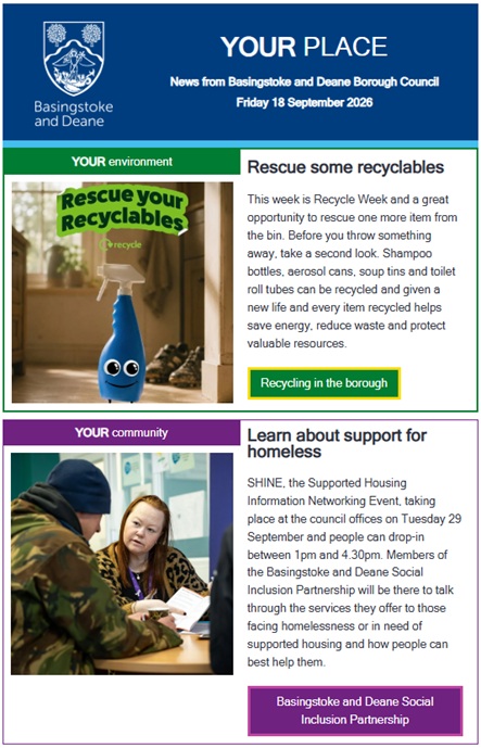 e-newsletter 18 September 2026