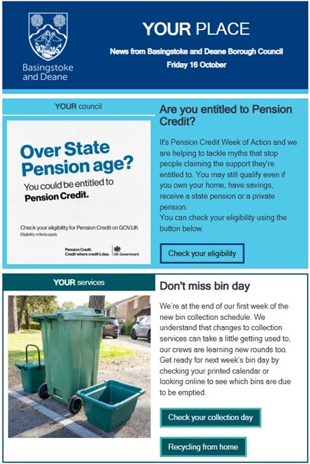 e-newsletter 16 October 2026