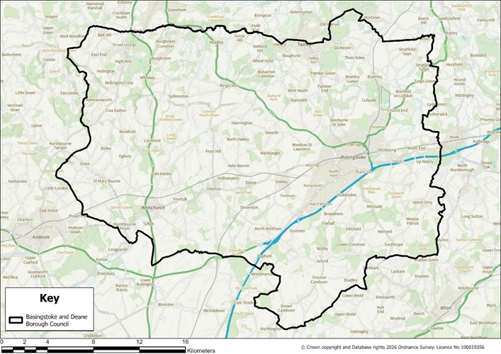 A map showing BDBC boundary A map showing BDBC boundary