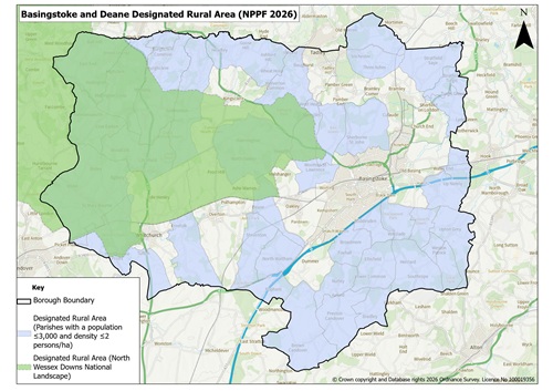 Basingstoke and Deane Designated Rural Area (NPPF 2026)